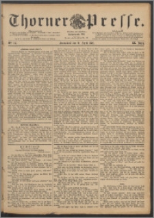 Thorner Presse 1891, Jg. IX, Nro. 84