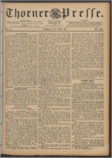 Thorner Presse 1891, Jg. IX, Nro. 85 + Beilage