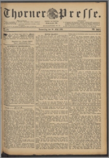 Thorner Presse 1891, Jg. IX, Nro. 121 + Beilage