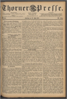 Thorner Presse 1891, Jg. IX, Nro. 142 + Beilage