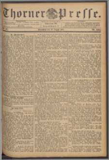 Thorner Presse 1891, Jg. IX, Nro. 195