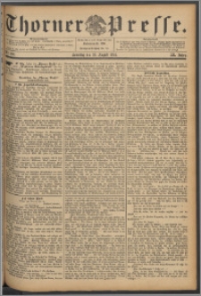 Thorner Presse 1891, Jg. IX, Nro. 196 + Beilage