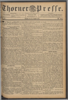 Thorner Presse 1891, Jg. IX, Nro. 197