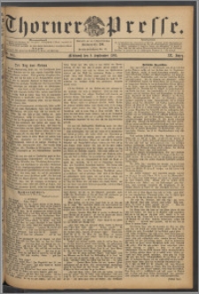Thorner Presse 1891, Jg. IX, Nro. 204