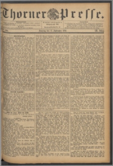 Thorner Presse 1891, Jg. IX, Nro. 214 + Beilage
