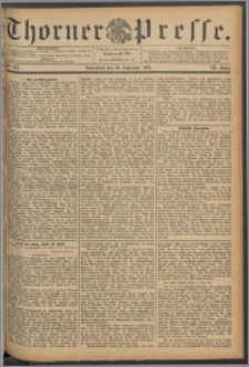 Thorner Presse 1891, Jg. IX, Nro. 225