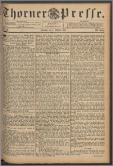 Thorner Presse 1891, Jg. IX, Nro. 232 + Beilage