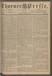 Thorner Presse 1891, Jg. IX, Nro. 262 + Beilage