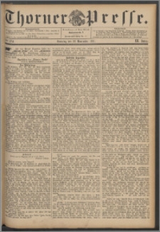 Thorner Presse 1891, Jg. IX, Nro. 274 + Beilage