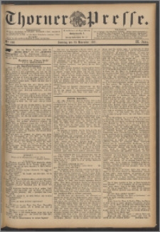 Thorner Presse 1891, Jg. IX, Nro. 280 + Beilage, Extrablatt