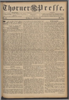 Thorner Presse 1891, Jg. IX, Nro. 281 + Beilage