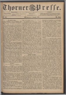 Thorner Presse 1891, Jg. IX, Nro. 288 + Beilage