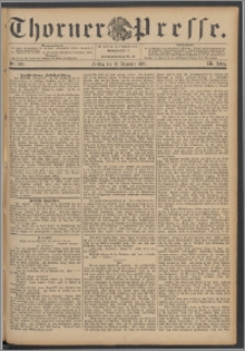 Thorner Presse 1891, Jg. IX, Nro. 296 + Extrablatt