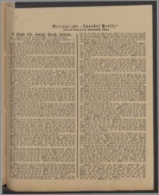Thorner Presse: 4 Klasse 185. Königl. Preuß. Lotterie 21 November 1891 5. Tag