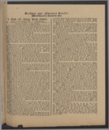 Thorner Presse: 4 Klasse 185. Königl. Preuß. Lotterie 23 November 1891 6. Tag