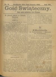 Gość Świąteczny 1902.08.03 R. VIII nr 31
