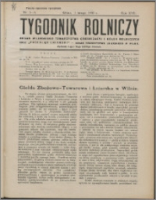 Tygodnik Rolniczy 1933, R. 17 nr 5/6