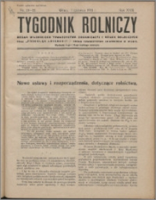 Tygodnik Rolniczy 1933, R. 17 nr 21/22