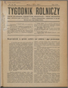 Tygodnik Rolniczy 1933, R. 17 nr 25/26