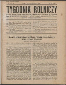 Tygodnik Rolniczy 1933, R. 17 nr 39/40