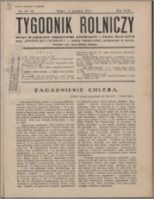 Tygodnik Rolniczy 1933, R. 17 nr 47/48