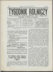 Tygodnik Rolniczy 1914, R. 4 nr 7