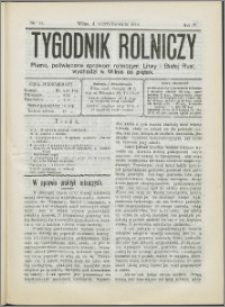 Tygodnik Rolniczy 1914, R. 4 nr 14