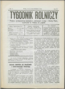 Tygodnik Rolniczy 1914, R. 4 nr 15