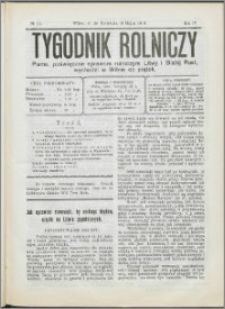 Tygodnik Rolniczy 1914, R. 4 nr 17
