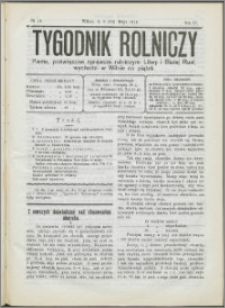 Tygodnik Rolniczy 1914, R. 4 nr 19