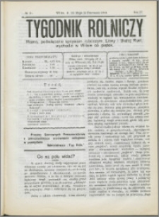 Tygodnik Rolniczy 1914, R. 4 nr 21
