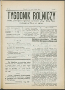 Tygodnik Rolniczy 1914, R. 4 nr 28