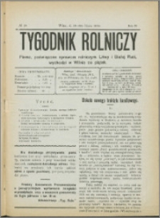 Tygodnik Rolniczy 1914, R. 4 nr 29