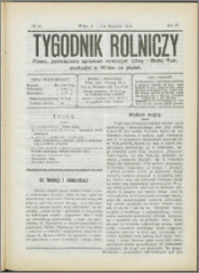 Tygodnik Rolniczy 1914, R. 4 nr 31