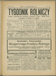 Tygodnik Rolniczy 1914, R. 4 nr 36/37