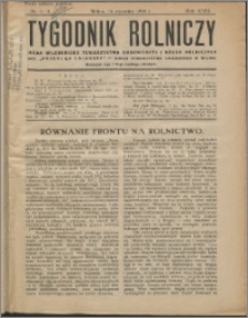 Tygodnik Rolniczy 1934, R. 18 nr 3/4