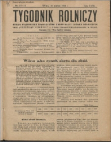 Tygodnik Rolniczy 1934, R. 18 nr 11/12