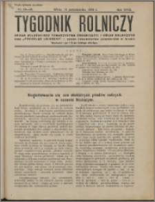 Tygodnik Rolniczy 1934, R. 18 nr 39/40