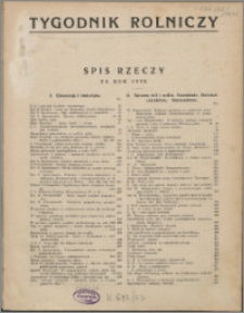 Tygodnik Rolniczy 1935, R. 19 nr 1/2