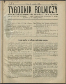 Tygodnik Rolniczy 1935, R. 19 nr 3/4