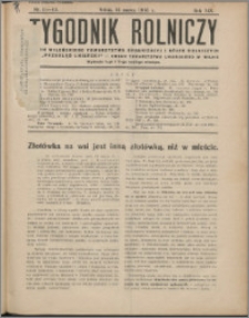 Tygodnik Rolniczy 1935, R. 19 nr 11/12