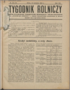 Tygodnik Rolniczy 1935, R. 19 nr 15/16
