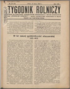 Tygodnik Rolniczy 1935, R. 19 nr 27/28