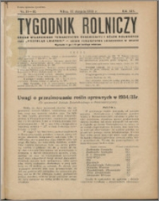Tygodnik Rolniczy 1935, R. 19 nr 31/32