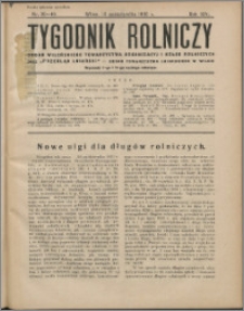 Tygodnik Rolniczy 1935, R. 19 nr 39/40