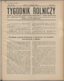 Tygodnik Rolniczy 1935, R. 19 nr 43/44