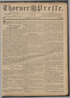Thorner Presse 1892, Jg. X, Nro. 2 + Beilage, Extrablatt