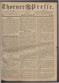 Thorner Presse 1892, Jg. X, Nro. 28