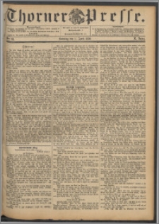 Thorner Presse 1892, Jg. X, Nro. 91 + Beilage