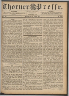 Thorner Presse 1892, Jg. X, Nro. 185